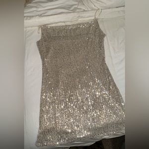 SEQUIN MINI DRESS